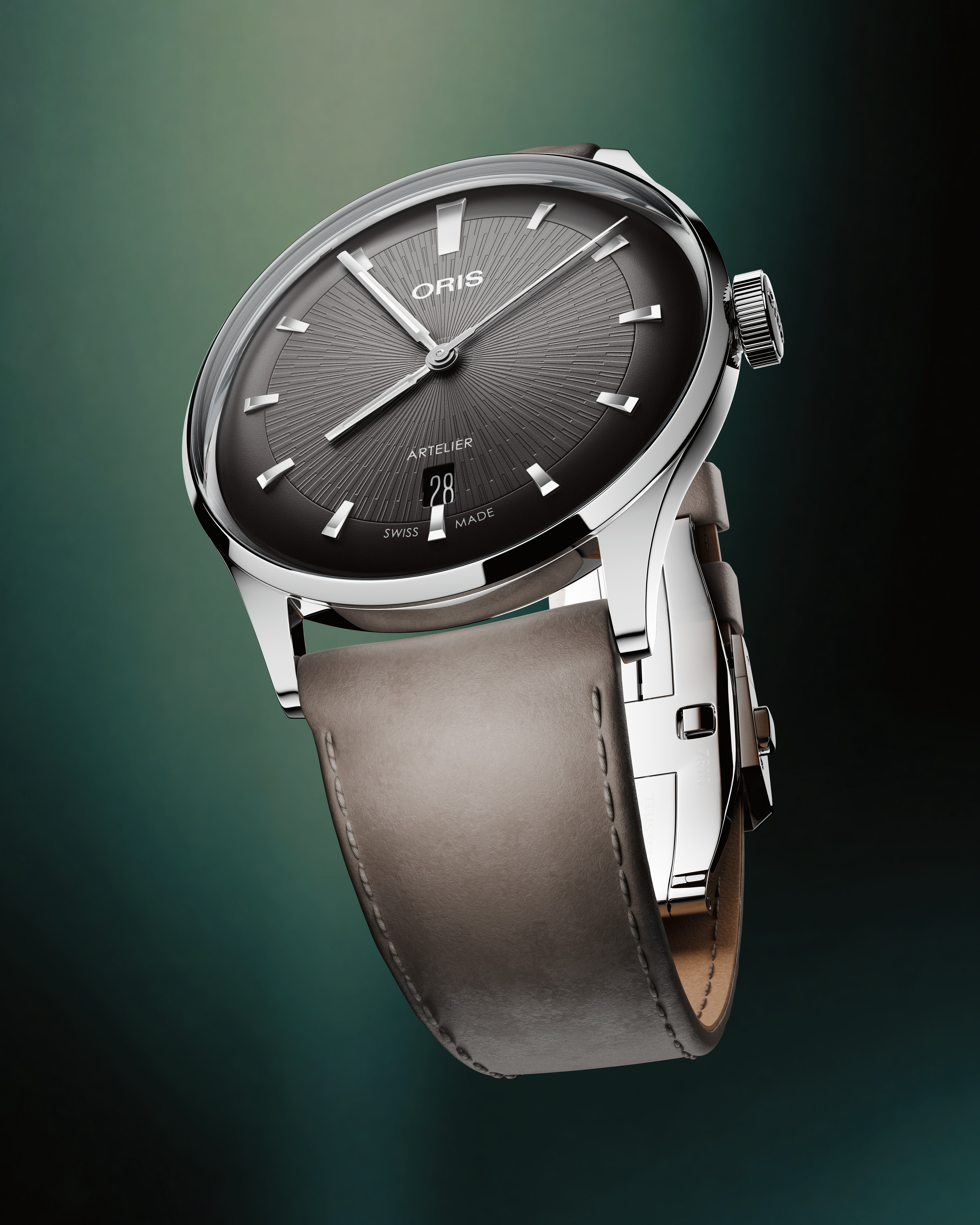 ORIS  Мужские швейцарские часы, автоматический механизм, сталь, 38 мм